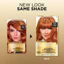 L'Oreal Paris Superior Preference Luminous Fade-Defying Permanent Hair Color, Hair Dye For Up to 9 Weeks of Radiance, Lightest Auburn 7LA, 1 Hair Dye Kit