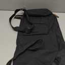 Canvas Yoga Mat Bag with Adjustable Strap & Pockets, Full-Zip Travel Gym Tote for Women & Men, Fits 1/4" & 1/3" Thick Mats, Lightweight Carrier for Yoga, Studio, Workout, Outdoor Use (Black)