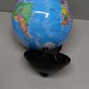 Juvale Rotating World Globe for Kids Learning - 8-Inch Spinning Earth Globe with Plastic Stand - Multicolor Map for Classroom Geography Education