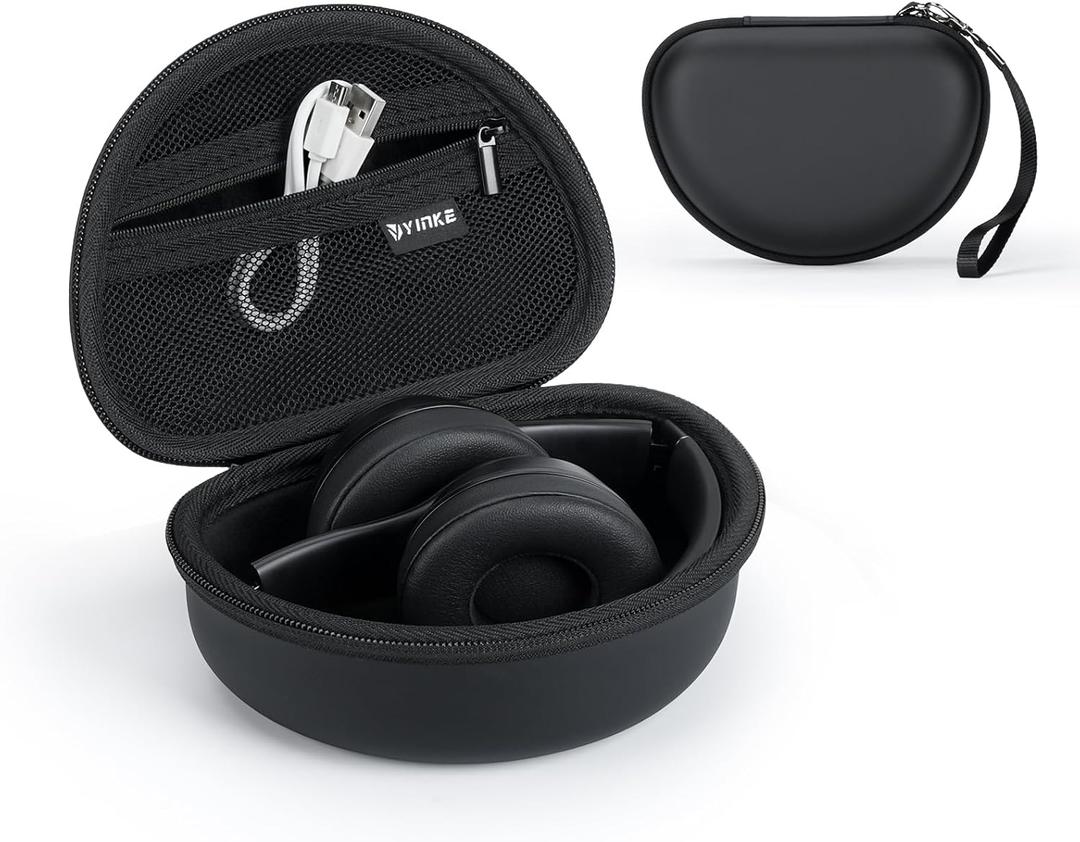 Yinke Case for Beats Solo3 /Solo 4 Wireless On-Ear Headphones, Portable Travel Hard Shell Storage Bag (Black) Yinke Case for Beats Solo3 /Solo 4 Wireless On-Ear Headphones, Portable Travel Hard Shell Storage Bag (Black)