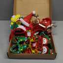 MGparty Christmas Photo Booth Props Headbands and Glasses,18 Pack Christmas Accessories Set with Funny Reindeer Santa Snowman Glasses & Head Boppers for Kids Adults Family Holiday Party Favors