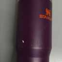 Stanley IceFlow Flip Straw Tumbler with Handle 30 oz | Twist On Lid and Flip Up Straw | Leak Resistant Water Bottle | Insulated Stainless Steel |BPA-Free | Plum