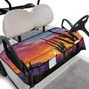 Universal Golf Cart Seat Covers for Women Men Non-Slip Golf Cart Seat Towel Blanket Golf Cart Accessories (Arizona Cactus Sunset)
