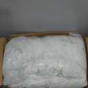 Ultra Soft Queen Size Mattress Topper - Viscose Made from Bamboo Pillow Top Mattress Pad for Back Pain Relief - Naturally Cooling for Hot Sleepers, Green