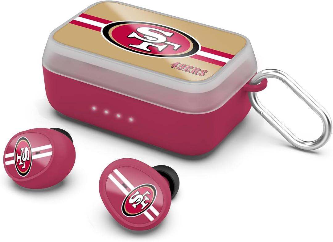SOAR NFL Wireless Sport Earbuds: Comfortable Fit & Convenient Charging