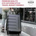 SwissGear 7366 Signature Hardside Expandable Luggage with Spinner Wheels, TSA Lock, Black, Checked-Large 27-Inch