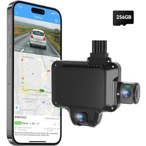 Dash Cam 1080P Night Vision 4G Live View ADAS GPS 24H Loop Geo Fence JC450P
