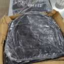 Mispace Portable Twin Compartment Show House Cat Cage/Condo - Easy to Fold & Carry Kennel - Comfy Puppy Home & Dog Travel Crate with Carry Bag/Two Hammocks/Mats and Collapsible Litter Box (Black & White)