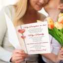 2 x MOROLURU Mother's Day Card for Daughter-in-Law, Mother's Day Card Gift for Daughter in Law, Heartfelt Greeting Card for the Mother of Our Grandchildren