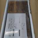 QEEIG Floating Shelves for Wall Bathroom Shelf Bedroom Kitchen Living Room Farmhouse Small Book Shelf 16 inch Set of 4, Brown (015-BN4)