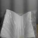 Bedluxe Knee Pillow for Back Sleeping, Leg Pillow Knee Wedge Pillow, Memory Foam Wedge Pillows for Legs Post Surgery, Triangle Pillow for Knee Support, Leg Elevation, Knees Hip Back Pain Relief, White (23.6*18.9*7.9 Inch)