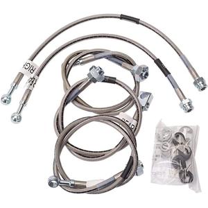 Russell by Edelbrock Russell 695770 Brake Line Kit (S/S 01-06 GM HD Trucks), Stainless Steel