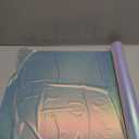 CMFYHM Iridescent Cellophane Wrap Roll I 34 In X 50 Ft I Iridescent Film,rainbow cellophane roll For Baskets,Gifts, Treats,Birthday Wedding Floral, Party Arts Crafts Decoration (Blue)