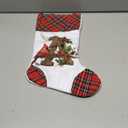 20 Inch Personalized Christmas Stockings,Cardinal Design, Initial Monogram Stockings for Fireplace Hanging Decor, Family, Letter A