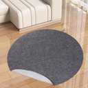 Non-Slip Rug Pads, Round 8 Ft Waterproof Extra Large Area Rugs Non Skid Rug Pad for All Floors and Finishes Durable Hardwood Floor Protective Felt Keeps Rugs in Place, Safe and Secure