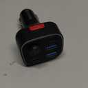 Syncwire Bluetooth 5.4 FM Transmitter Car Adapter 48W (PD 36W & 12W) [Light Switch] [HiFi Bass Sound] [Fast Charging] Wireless Radio Music Adapter LED Display Hands-Free Calling Support USB Drive (Black)