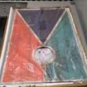 GoSports 4 ft x 2 ft Regulation Size Wooden Cornhole Boards Set with Light Brown Finish - Includes Carrying Case (Choose Your Colors) (No Bean Bags)