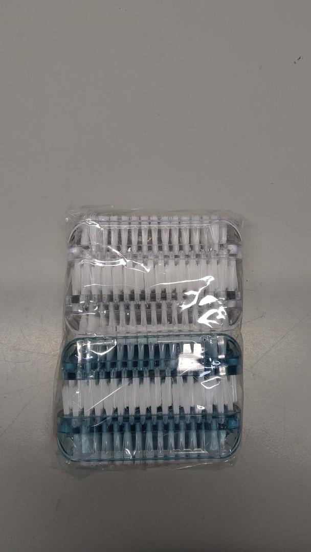 Nail Brushes for Cleaning Fingernails Nail Scrubber Brush Plastic DoubleSided Fingernail Cleaning Brush for Home, Office, Kitchen, Travel, and Gardening for Deep Cleaning （4 Pack）