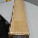 DEZ FURNISHINGS Cordless 2" Faux Wood Blind, 29" W x 48" H, Dark Oak