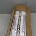 5-Light Pendant Lights for Kitchen Island Modern Dining Room Chandelier Linear Rectangular Kitchen Light Fixtures Hanging Lights for Dining Room Adjustable Height E26 Base Brushed Nickel