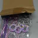 Honeydak 16 Pcs in My Era Twirly Straws Bulk Friend Themed Straw Friendship Bracelet Birthday Party Drinkware Girly Party Favors Reusable Glitter Pink White Purple Straws for Birthday Concert Supplies