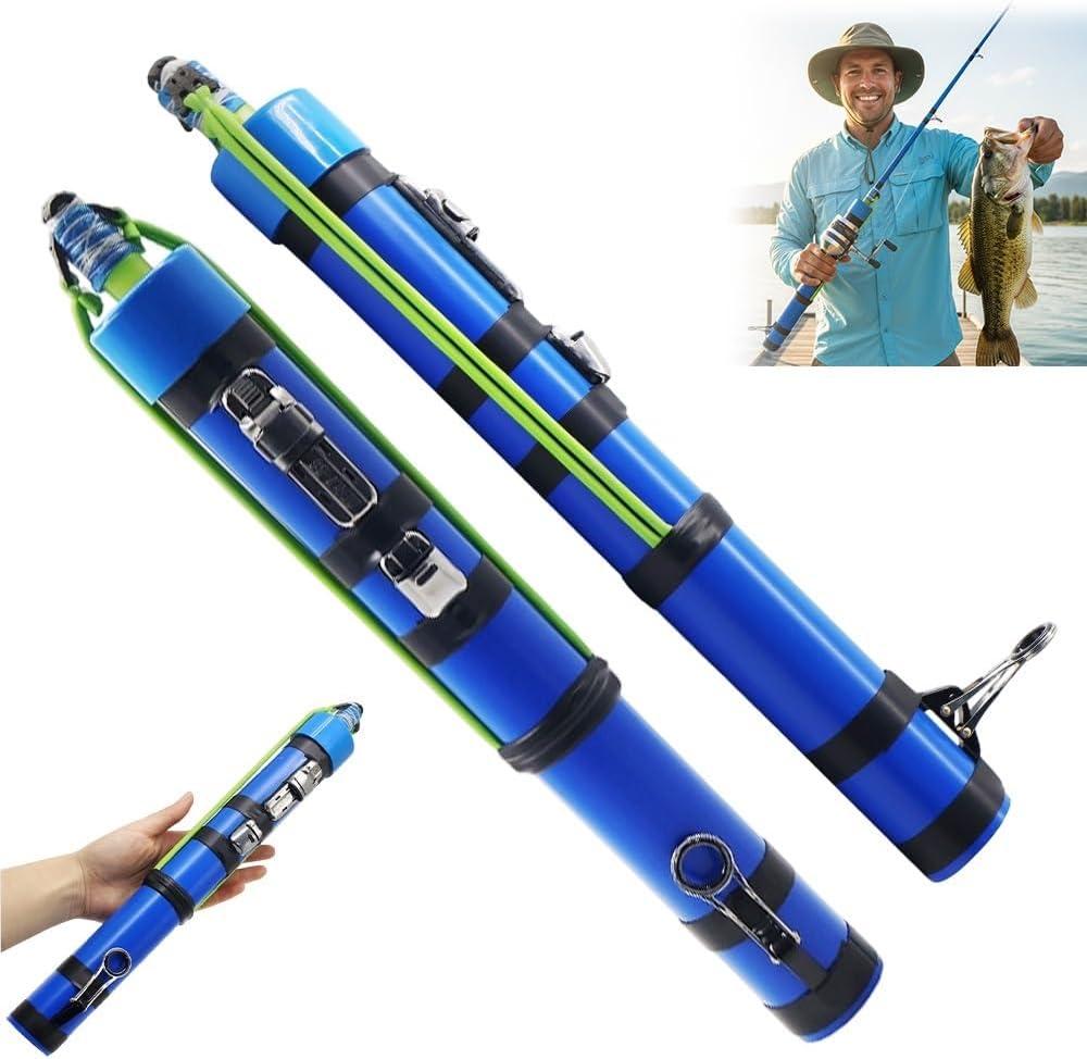 Fishing Catapult Rod,Slingshot Fishing Reel,Portable Telescopic Fishing Rod Tool for Saltwater and Freshwater,Professional Fishings Pole for Outdoor Activities, Travel & Hunting