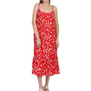 SheKaf Women Summer Casual Loose Sleeveless Spaghetti Strap Beach Maxi Long Dress with Pockets