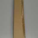 Curtain Rods for Windows 32 to 96 Inches - Black 1 Inch Diameter Curtain Rods, Easy Installation and Modern Design