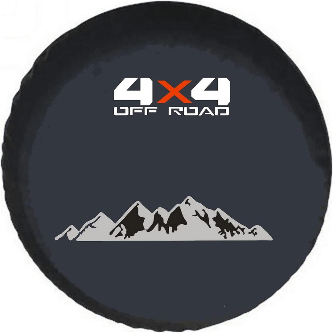 Tribones for Jeep Wrangler, Ford Bronco, Land Rover, Hummer H3/5.3L, Toyota SUVs Spare Tire Cover, Spare Wheel Cover, Tire Cover Protector (XL, 265/75R16, 275/75R17, 33x12.50R15LT)