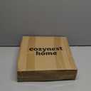 Height Adjustable Drink Table, Small Round Side Table, Weighted Martini Pedestal Tables for Small Spaces, Living Room, Bedroom, Sofa Couch, Office, Black