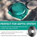 Butyl Sealant Rope for Tuf-Tite and Polylok Septic Tank Risers, 5/16" x 20' Butyl Sealing Tape for Automotive, RV, Marine, Windows, Doors, Windshield