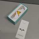 Under Eye Red Light Therapy Glasses, Red Light Therapy Device Microcurrent Eye Massager, Botanique Paris Eyes Bag Remover for Reduce Dark Circles and Wrinkles (White)