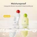 Slim Flat Pill Box, Thin Pill Organizer, Small Daily Vitamin Case, Cute Travel Trinket Organizer, Cute Pill Case 3 Compartments (White)