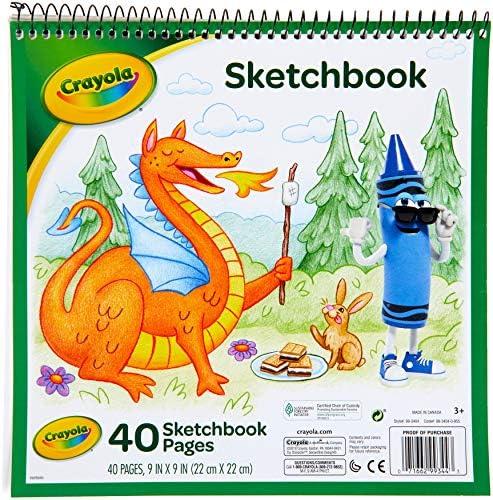 Crayola Sketchbook 9 inch x 9-40 Sheets Pack (1 Pcs)