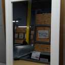 Tanmicoshomy White Bathroom Mirror 20x30 Inch, Wood Wall Mirror with Tempered Glass for Bathroom Living Room Bedroom or Hallway