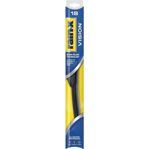 Rain-X Vision Wiper Blade, Standard Beam, All Weather Performance Curved Smooth Wipe (18)