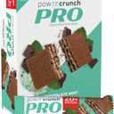 Power Crunch PRO Protein Wafer Bars, High Protein Snacks with Delicious Taste, Chocolate Mint, 2.0 Ounce (4 Count)