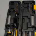 Digital Torque Screwdriver 0.09-6Nm, Torque Screwdriver Set with 1/4" Elastic Bit Holder, Extension Rod, Flat, Hex, Torx and Philips Bits, Suitable for Gunsmithing, DIY, Bicycle Maintenance