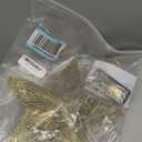 Joiedomi 9.5" Golden Christmas Star Tree Topper Radial Design, Metal Treetop Decorations with 20 LED Warm White, USB Powered Remote Control for Home Holiday Xmas Party Indoor Decor