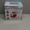 Nostalgia Cotton Candy Machine - Retro Cotton Candy Machine for Kids with 2 Reusable Cones, 1 Sugar Scoop, and 1 Extractor Head  Red