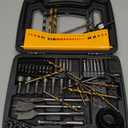 Amazon Basics Drill & Driver Multi Bit Set, Alloy Steel Drill Bits for Metal, Wood, Plastic, Masonry, with Storage Case, 100-Piece