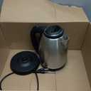 Stainless Steel Electric Kettle, 1.8 Liters Tea, Coffee Kettle & Hot Water Boiler, 360° Swivel Base, BPA Free, Auto Shut-Off, Boil-Dry Proof, 1100W