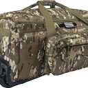 Wolt 120L Rolling Duffle Bag with Wheels, Military Deployment Bag, Large Size
