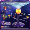 Science Can Solar System for Kids, Talking Astronomy Solar System Model Kit, Planetarium Projector with 8 Planets STEM Space Toys for 3 4 5+ Years Old Boys Girls (Purple)