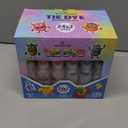 24 Colors Tie Dye Kit, Tie Dye Set for Kids, Pre-Filled Bottles, Non Toxic Permanent Fabric Dye Art Set, Easy DIY Fabric Art - Create Fun (24 Colors)