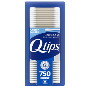 Qtips Cotton Swabs For Hygiene and Beauty Care Original Cotton Swab Made With 100% Cotton 750 Count