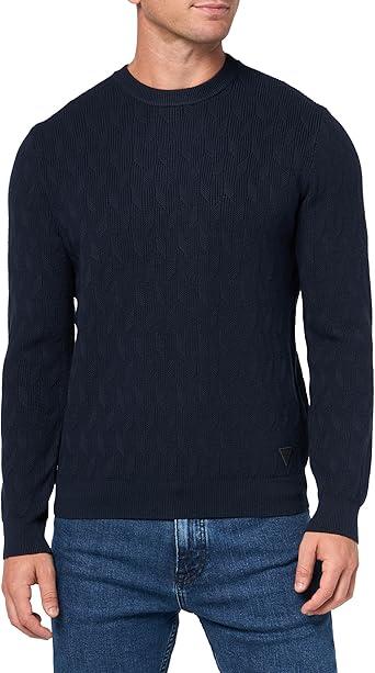 GUESS Men's Eco Delroy Stitched Sweater XXL