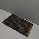Lodge Reversible Cast Iron Grill/Griddle  9.5 x 16.75 Inch Pre-Seasoned Cooking Surface  Flat & Ribbed Sides  Use on Stove, Grill, or Campfire  Made in the USA  Heavy-Duty, Black