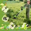 Kids Tool Set, 3-IN-1 Toddler Power Garden Tools with Sounds & Lights, Volume+/-, Toy Weed Wacker, Leaf Blower & Hedge Trimmer, Outdoor Play Toy Tools, Christmas Birthday Gifts for Boys 3 4 5 6 7 8+