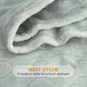 TOONOW Fleece Blanket Textured Fuzzy Plush Throw Blanket Twin Size 60" x 80", Super Soft Fluffy Bed Blanket Geometric Pattern Comfy Microfiber Flannel Blankets for Couch, Bed, Sofa, Mirage Gray